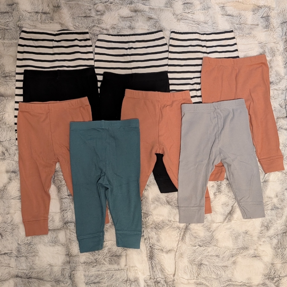 Cloud Island 3-6 Months Leggings Bundle Of Ten